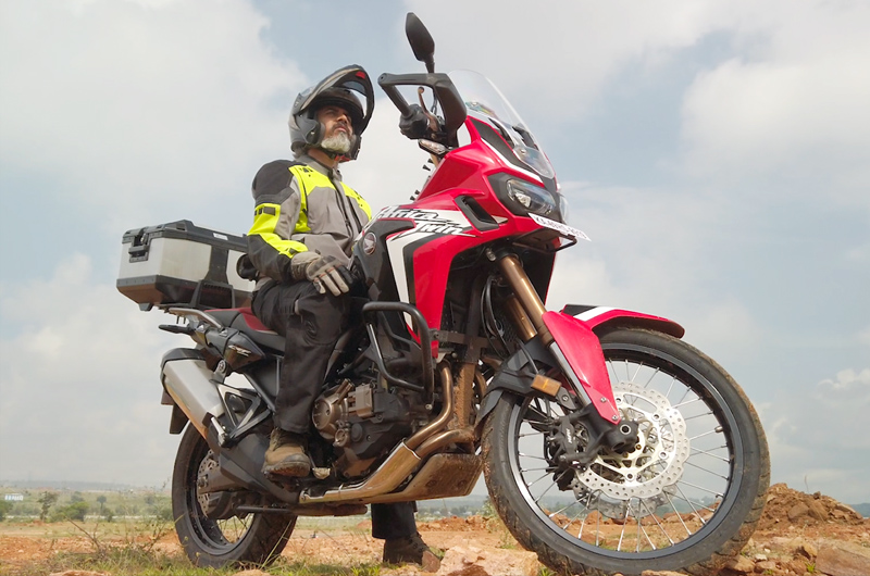 bharath shetty's favorite past time is riding bike